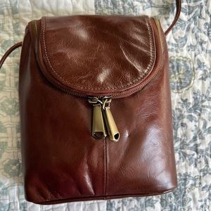 Nwt Women’s Hobo International Fern Leather Crossbody Bag Purse, Chocolate